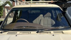 #6. Over bonnet looking at driver and passenger seat