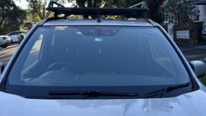 #6. Over bonnet looking at driver and passenger seat