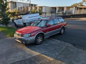 2001 Subaru Outback Red - Photo 5