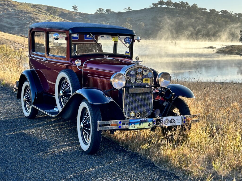 1931 Ford Model A Tudor Deluxe Burgundy