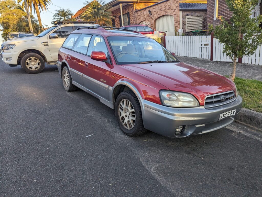 2001 Subaru Outback Red