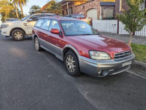 2001 Subaru Outback Red - Main Photo