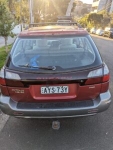 2001 Subaru Outback Red - Photo 4