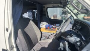 #7. Looking through drivers side window