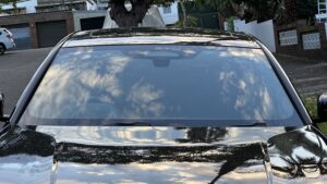 #6. Over bonnet looking at driver and passenger seat