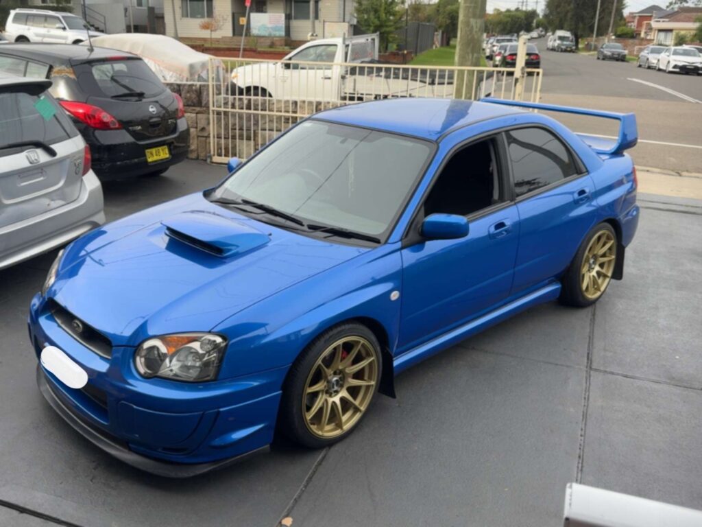 2005 Subaru WRX Blue
