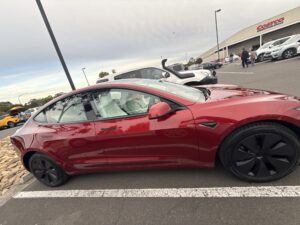 2025 Tesla Model 3 Red - Photo 7