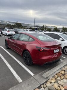 2025 Tesla Model 3 Red - Photo 6