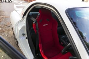 #6. Over bonnet looking at driver and passenger seat