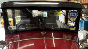 #6. Over bonnet looking at driver and passenger seat