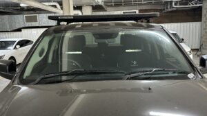 #8. Over bonnet looking at driver and passenger seat