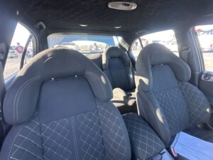 #10. Clear view of rear seat