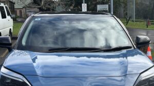 #8. Over bonnet looking at driver and passenger seat