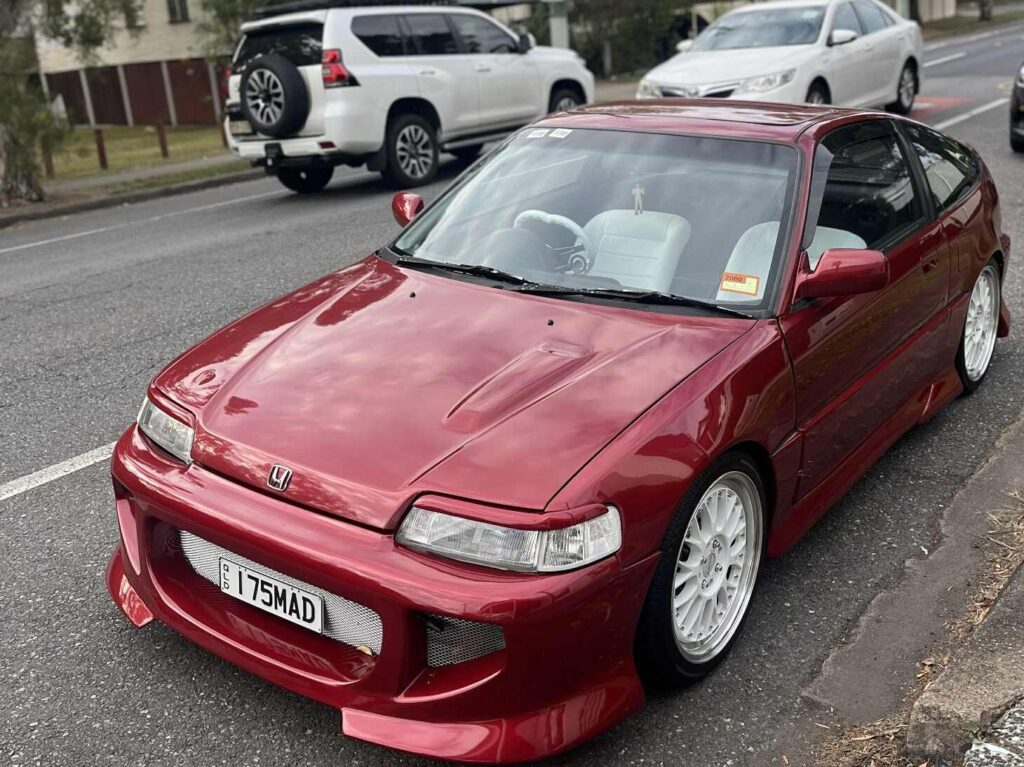 1989 Honda Crx Maroon