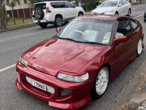 1989 Honda Crx Maroon - Main Photo