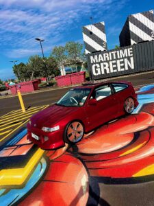 1989 Honda Crx Maroon - Photo 8