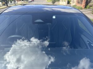 #6. Over bonnet looking at driver and passenger seat