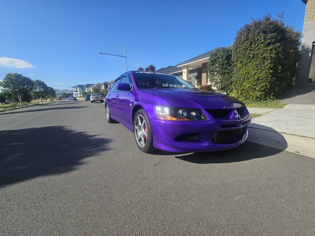2004 Mitsubishi Lancer Evo Violet purple