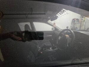 #7. Looking through drivers side window