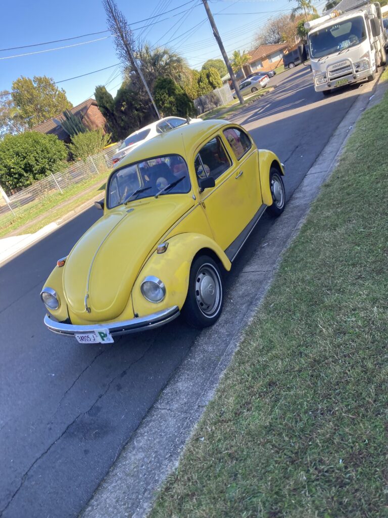 1972 Volkswagen Beetle Yellow