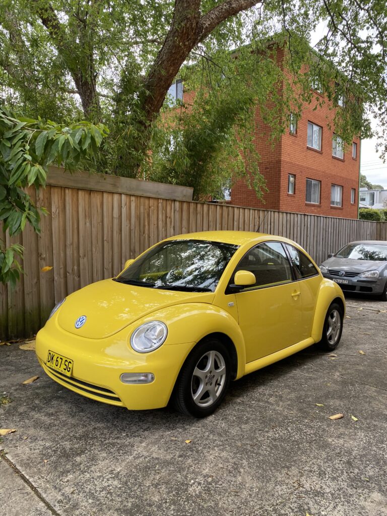 2002 Volkswagen Beetle Yellow
