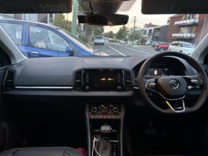#10. Dashboard from rear seats