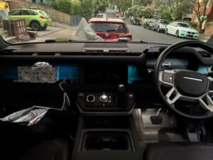 #10. Dashboard from rear seats