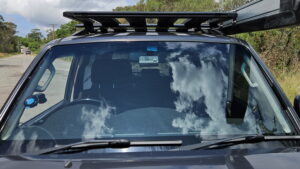 #6. Over bonnet looking at driver and passenger seat
