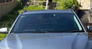 #6. Over bonnet looking at driver and passenger seat