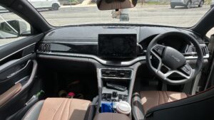 #10. Dashboard from rear seats