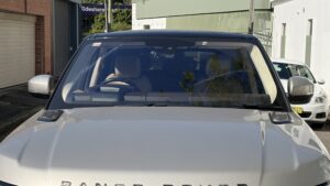 #6. Over bonnet looking at driver and passenger seat