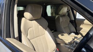 #7. Over bonnet looking at driver and passenger seat