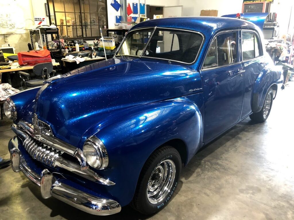 1956 Holden FJ Blue metalflake