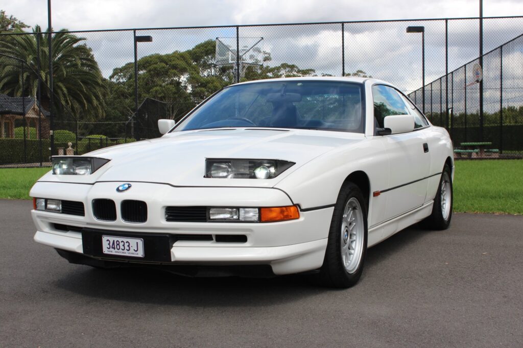 1991 BMW 8 Series White