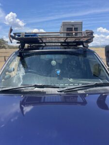 #6. Over bonnet looking at driver and passenger seat