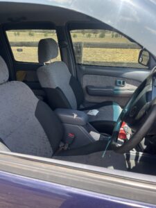 #8. Key angle showing driver and passenger seat from dash