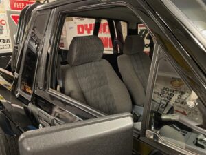 #7. Over bonnet looking at driver and passenger seat