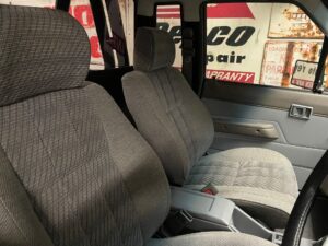 #8. Key angle showing driver and passenger seat from dash