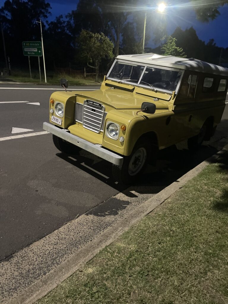 1976 Land Rover Series 3 Camino gold