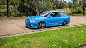 2000 Hyundai Accent Turquoise - Photo 3