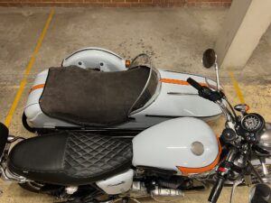 2008 Triumph Bonneville Motorbike and Sidecar Blue & orange (gulf colours) - Photo 7