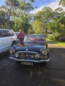 #6. Over bonnet looking at driver and passenger seat