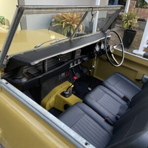 #8. Key angle showing driver and passenger seat from dash