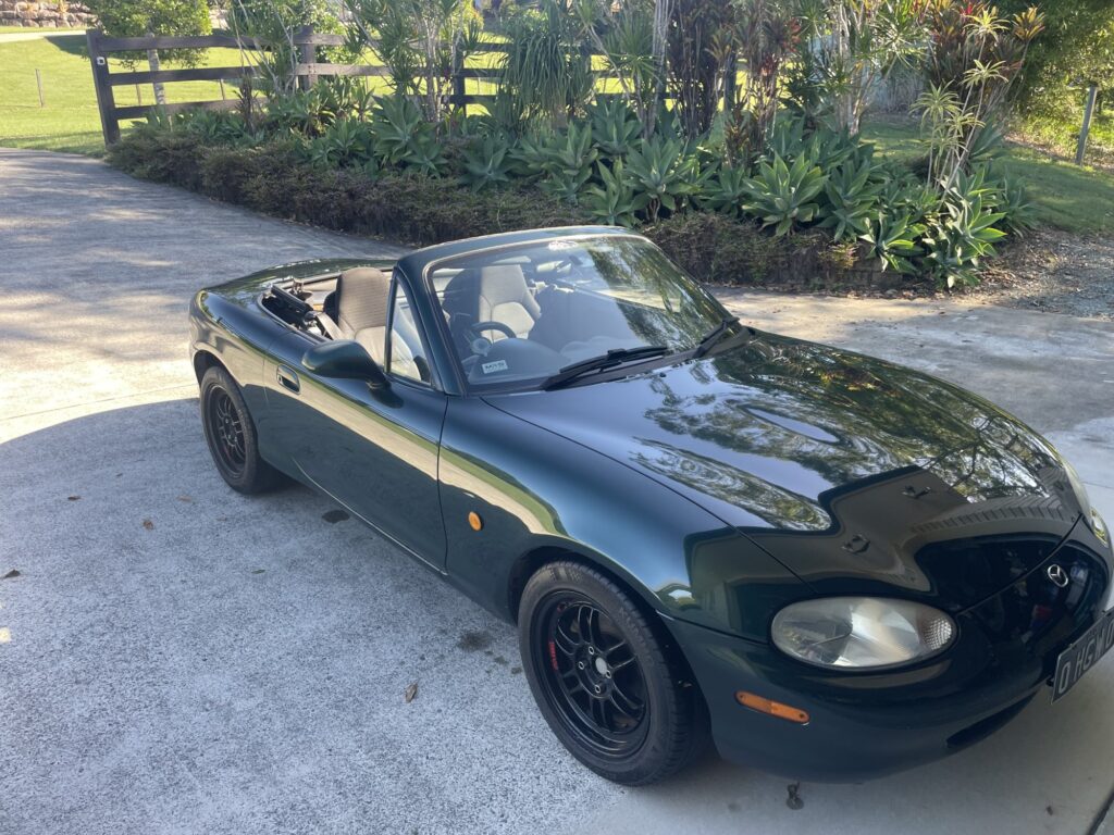1999 Mazda MX-5 Green