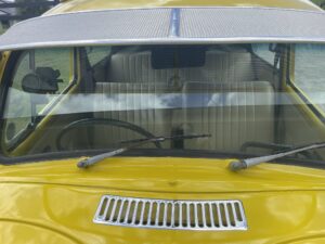 #6. Over bonnet looking at driver and passenger seat