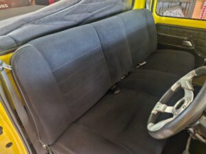 #8. Key angle showing driver and passenger seat from dash