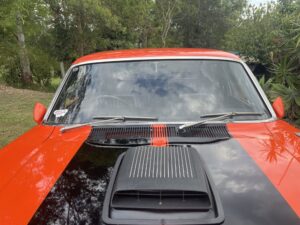 #6. Over bonnet looking at driver and passenger seat