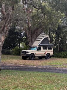 2025 Toyota FJ Cruiser Sandy beige with detailed striping - Main Photo