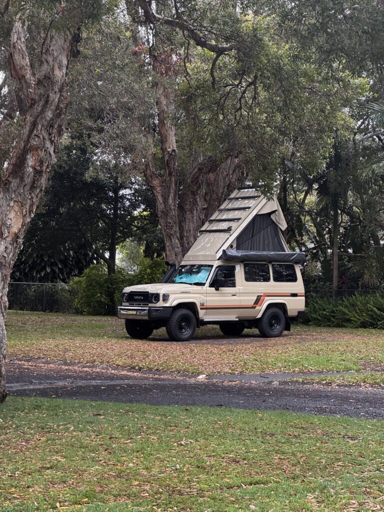2025 Toyota FJ Cruiser Sandy beige with detailed striping