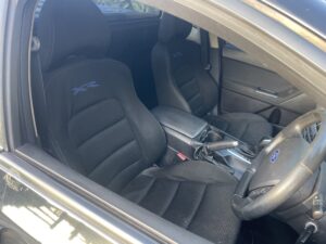#7. Over bonnet looking at driver and passenger seat